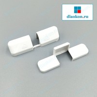 Накладки на средний прижим белые Roto