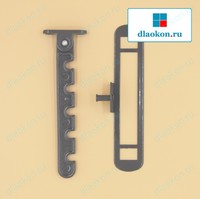 Гребёнка для алюминиевых окон RAL на выбор, металл