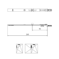 Линейный удлинитель с захватом AXOR 240