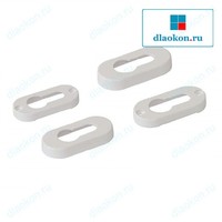 Накладка на цилиндр белая PZ