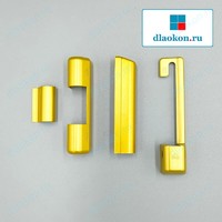 Накладки Roto NT E5 латунь матовая