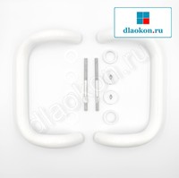 ручка скоба 350 белая