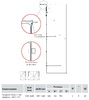 Средний запор с одной цапфой AXOR L=820