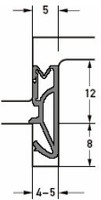 Уплотнитель SV-12 тёмно-коричневый