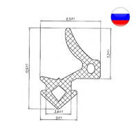 Оконная резина Gealan СТП-1658